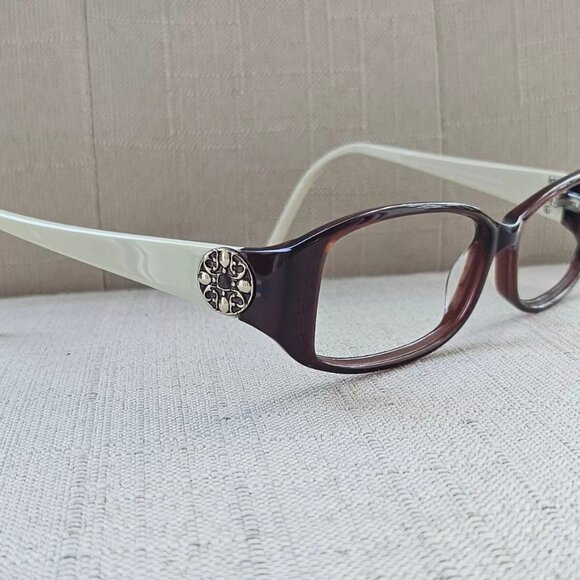 Kirkland Signature Women Eyeglasses Frame Brown/White SAN DIMAS KS1015 Glasses - Picture 2 of 11